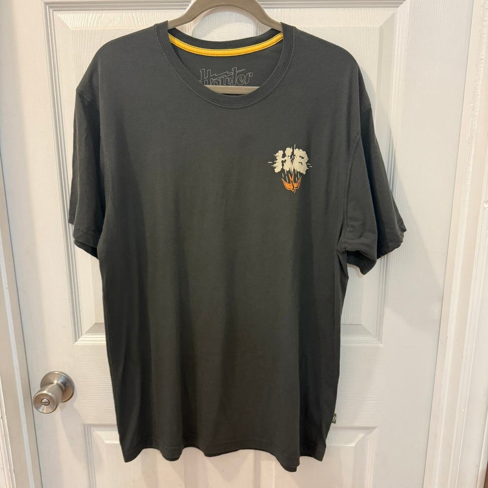 Howler Bros Mens XL Full Time Dreamers Graphic T Shirt Gray Cotton Casual FLAW